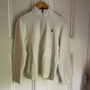 Ralph Lauren White Quarter Zip